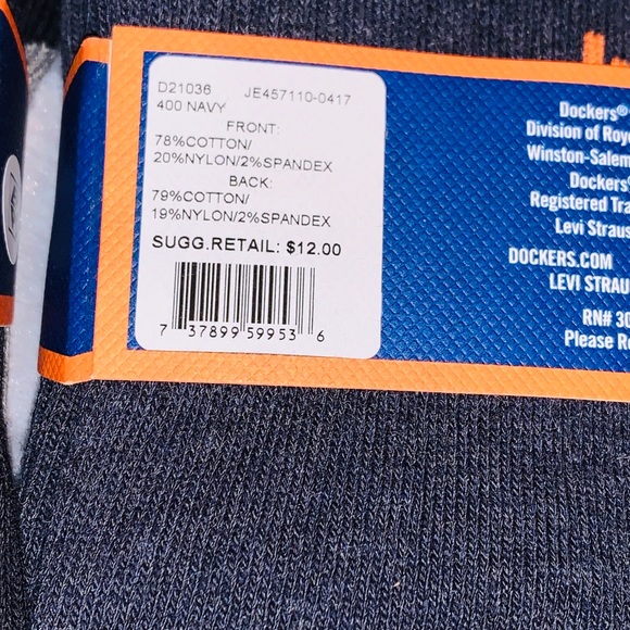 Mens NWT Dockers Brand sock bundle, 6 pairs total - Picture 5 of 10